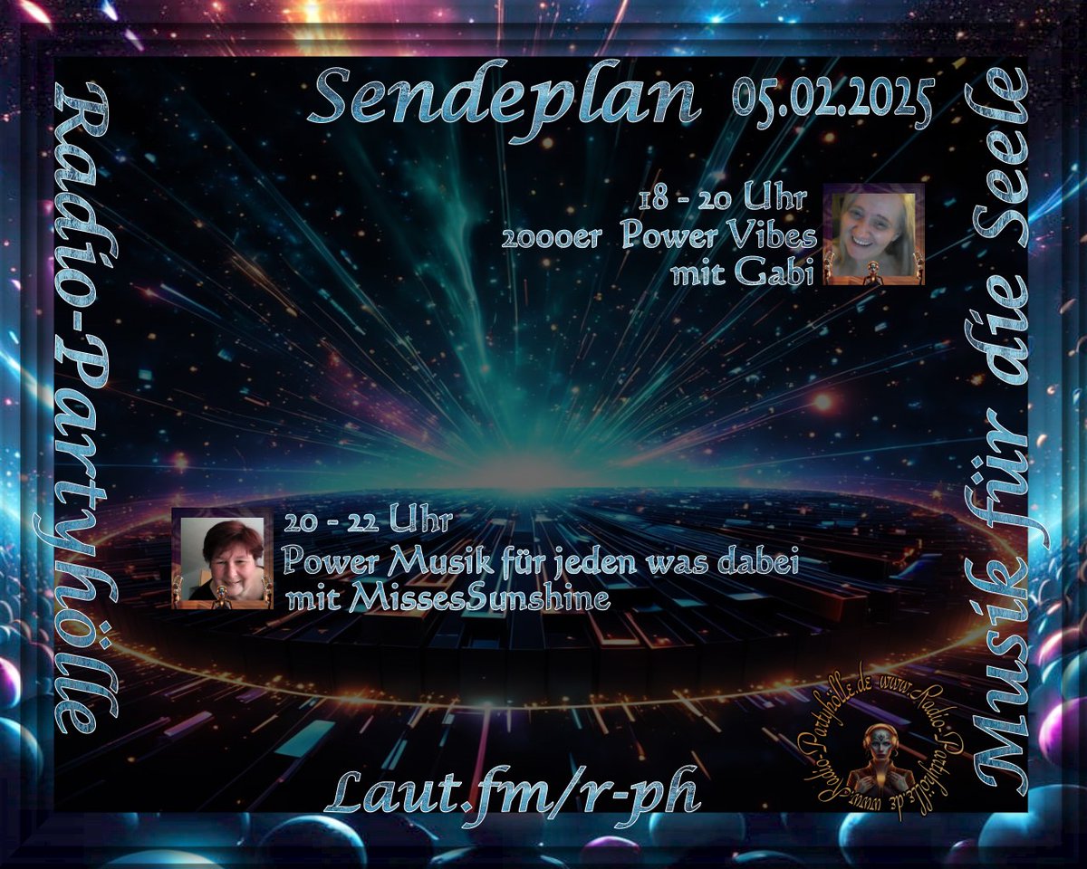 laut.fm/r-ph
radio-partyhölle.de/news.php
chat.radio-partyhölle.de
🌟 Musik ist die Sprache der Seele.🎶#lautfm #onair #followback #follow #radiodust #gastmoderator #musiksounds #radiostations #Webradio #Musikempfehlung #Radio #Livestream #Musik #Musikwünsche