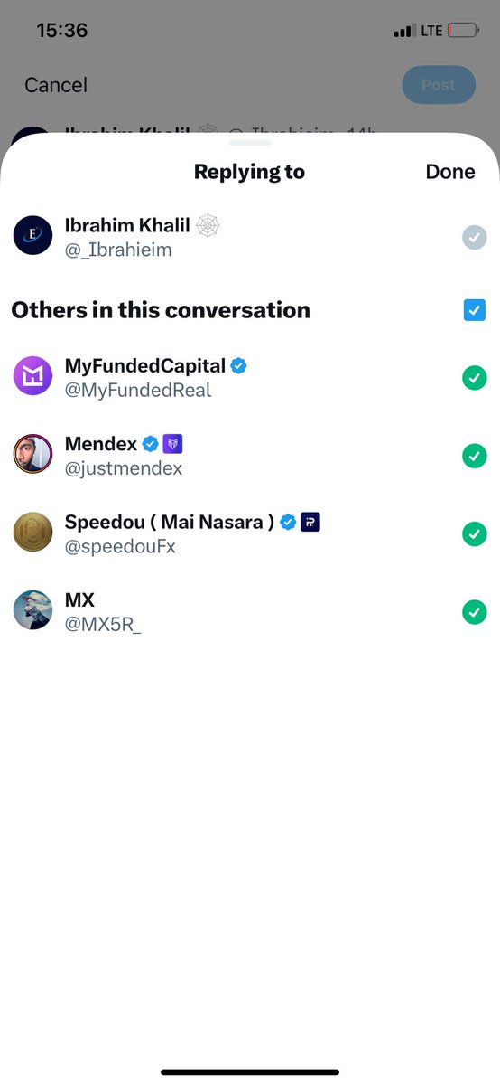 FCrypto122's tweet photo. @_Ibrahieim @MyFundedReal @justmendex @speedouFx @MX5R_ Done ✅ https://t.co/g0kvkpN22w