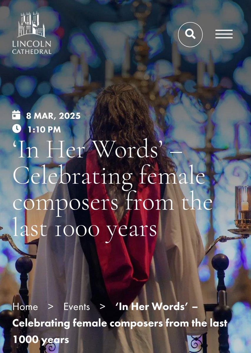 Preparations are well underway for our Choral Scholars' recital next month - do pop along for some lunchtime entertainment!