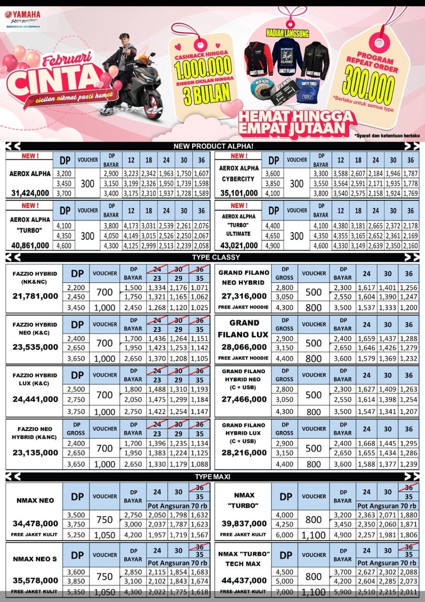 abd_abdulbasith's tweet photo. Februari Promo Hemat Cicilan Panas Motor Yamaha Batam
Di Jual Motor Yamaha   bisa tukar tambah motor baru dan seken  bisa di beli secara Kes dan kredit 
-KTP kampung bisa 
-Proses Cepat
Info Mark: ABDUL BASITH
WA: 081378149580
https://t.co/ImWB45tNM8
081378149580 https://t.co/GBtREbAZD2