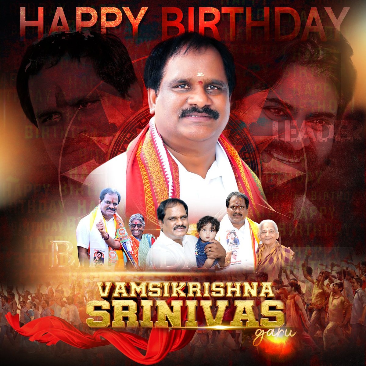 Here’s wishing the dynamic leader, Visakhapatnam City JanaSena President, Vizag South MLA, Shri <a href="/ChVamsiYadav/">Vamsi Krishna Yadav</a> a Happy Birthday.