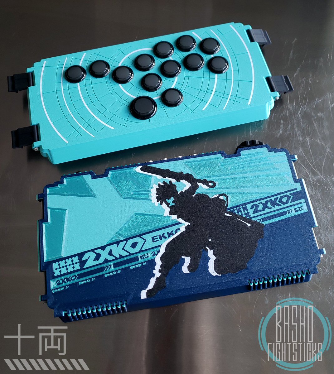 This customer is already getting ready for <a href="/Play2XKO/">2XKO</a> !

One of our more detailed printed art designs. Really happy with how this one came out and Ekko is such a great character design 💙