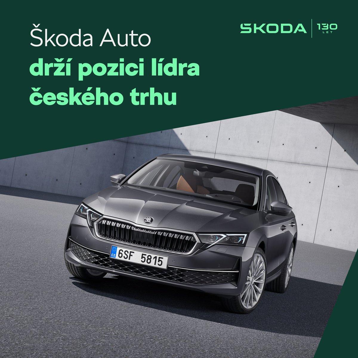Škoda Auto v České republice má za sebou úspěšný rok 2024. Její podíl na českém trhu dosáhl 33,7 %, což znamená jasné vedení mezi všemi zastoupenými značkami. V první desítce nejprodávanějších vozů loňského roku figuruje 7 modelů značky Škoda: bit.ly/Skoda-lidr-ces…
