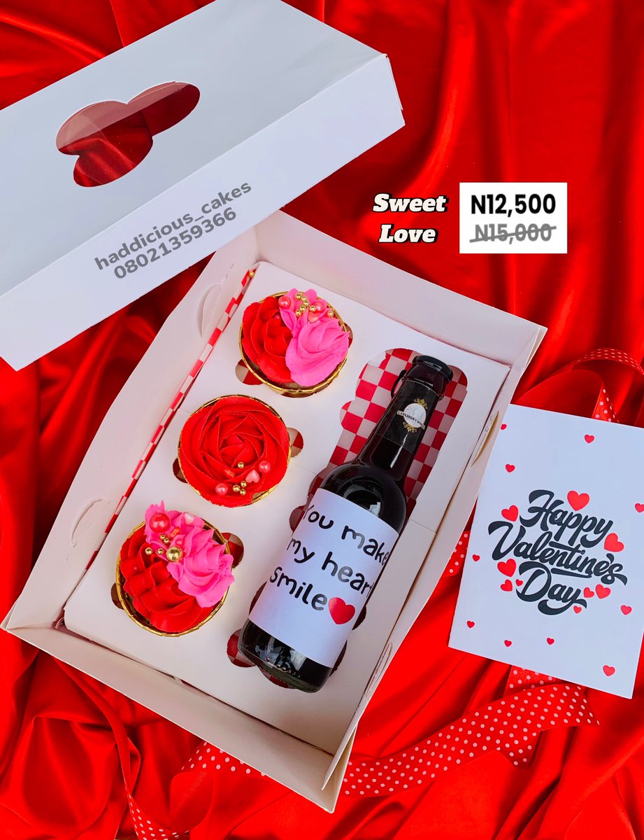 haddiciouscakes's tweet photo. Get 20% off our valentine’s gift packages. Offer ends on 9th of Feb. Hurry and order now.

#ValentinesDayGifts #valentinegiftsinlagos #valentine2025 #valentinegiftsforher #valentinegiftsforhim #valentinegiftsinunilag #valentinegiftinyaba #haddiciouscakes https://t.co/F4zfKyy6h2