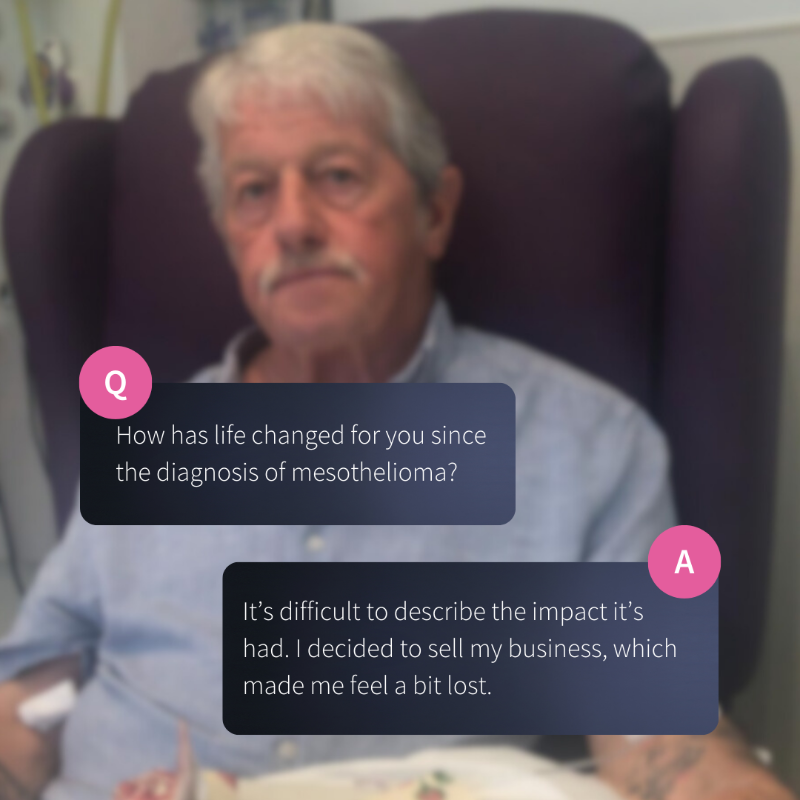 irwinmitchell's tweet photo. “Your world can shrink after a diagnosis of #Mesothelioma.” Our client, Terry, was diagnosed with the life-limiting illness in February 2019. In our latest #Imagine magazine, he tells us about his journey and why he is grateful for the legal support he received. #WorldCancerDay