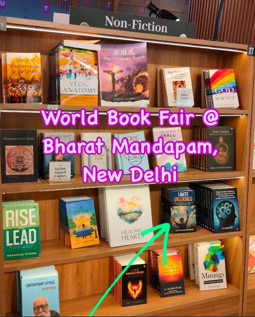 alvinsinha's tweet photo. Meet the Author!
I’ll be at World Book Fair this Saturday and Sunday, so if you’d like to have a quick chat or grab a signed copy, feel free to drop by! Looking forward to meeting you all.
See you at the fair!
#LimitsUnleashed #WorldBookFair #BharatMandapam #MeetTheAuthor https://t.co/V2zAbsTk2o