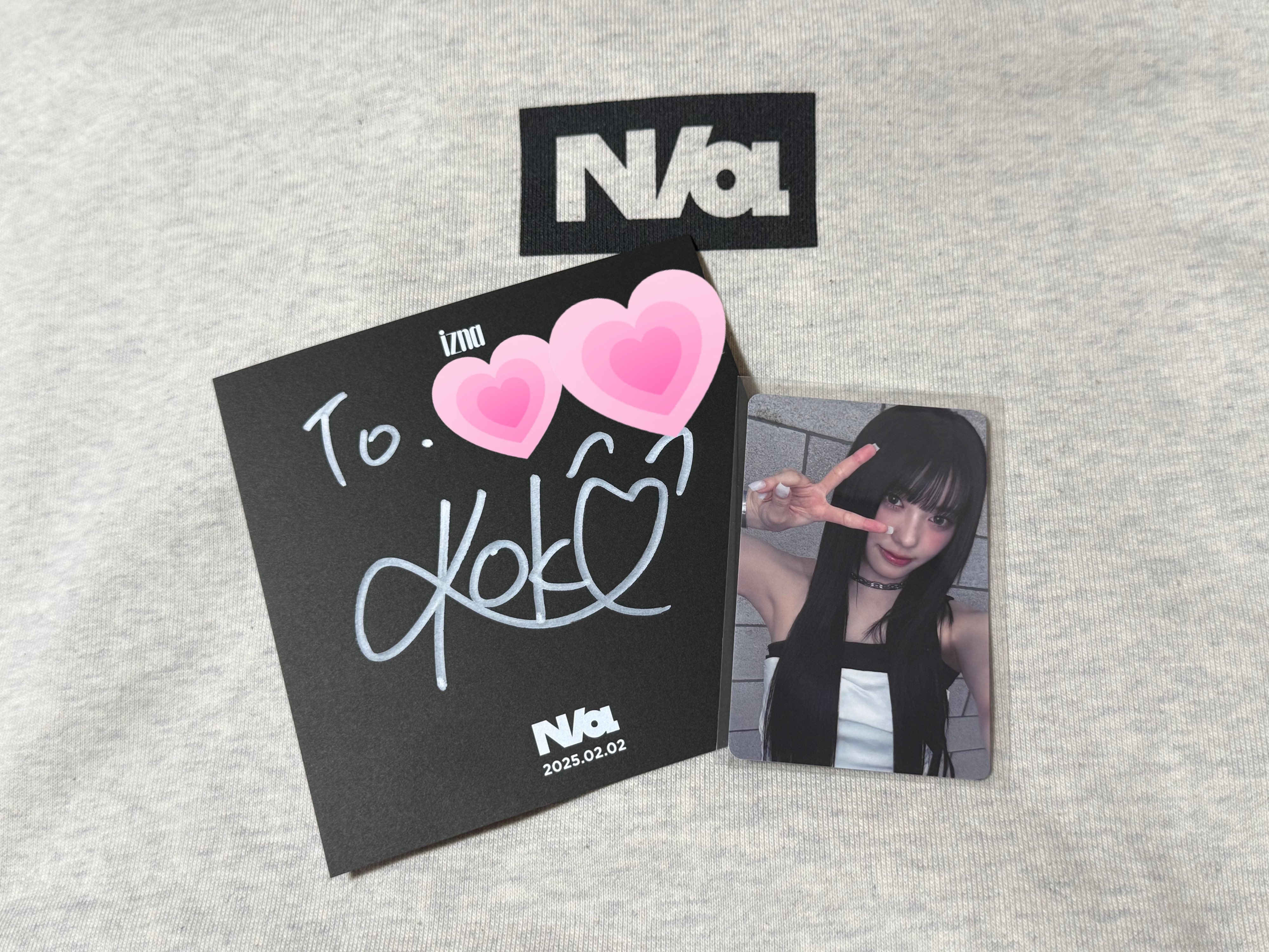 izna KOKO ココ サイン入りポラロイド izna ココKOKO サイン入りチェキ ポラロイド izna ココKOKO