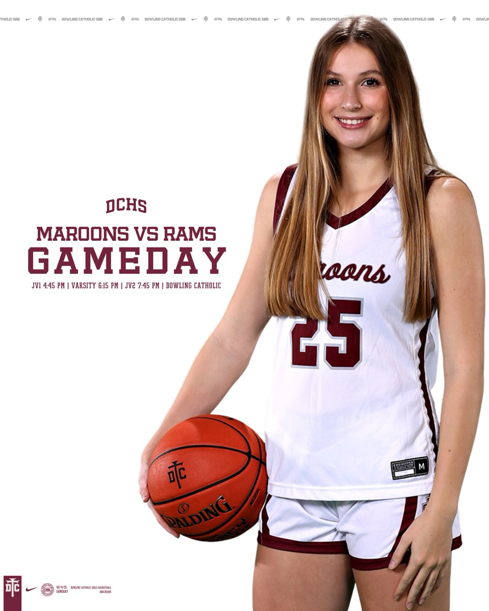 dchsgbb's tweet photo. GAME DAY!!!
Dowling Catholic vs Southeast Polk
4:45pm - JV1 Girls &amp; 10th Boys
6:15pm - Varsity Girls &amp; 9th Boys
7:45pm - JV2 Girls &amp; Varsity Boys
🎟️https://t.co/8IYmdpyyRy
💻https://t.co/xk3UO1cHlx
📻Iowa Catholic Radio https://t.co/8JlNEscI6l