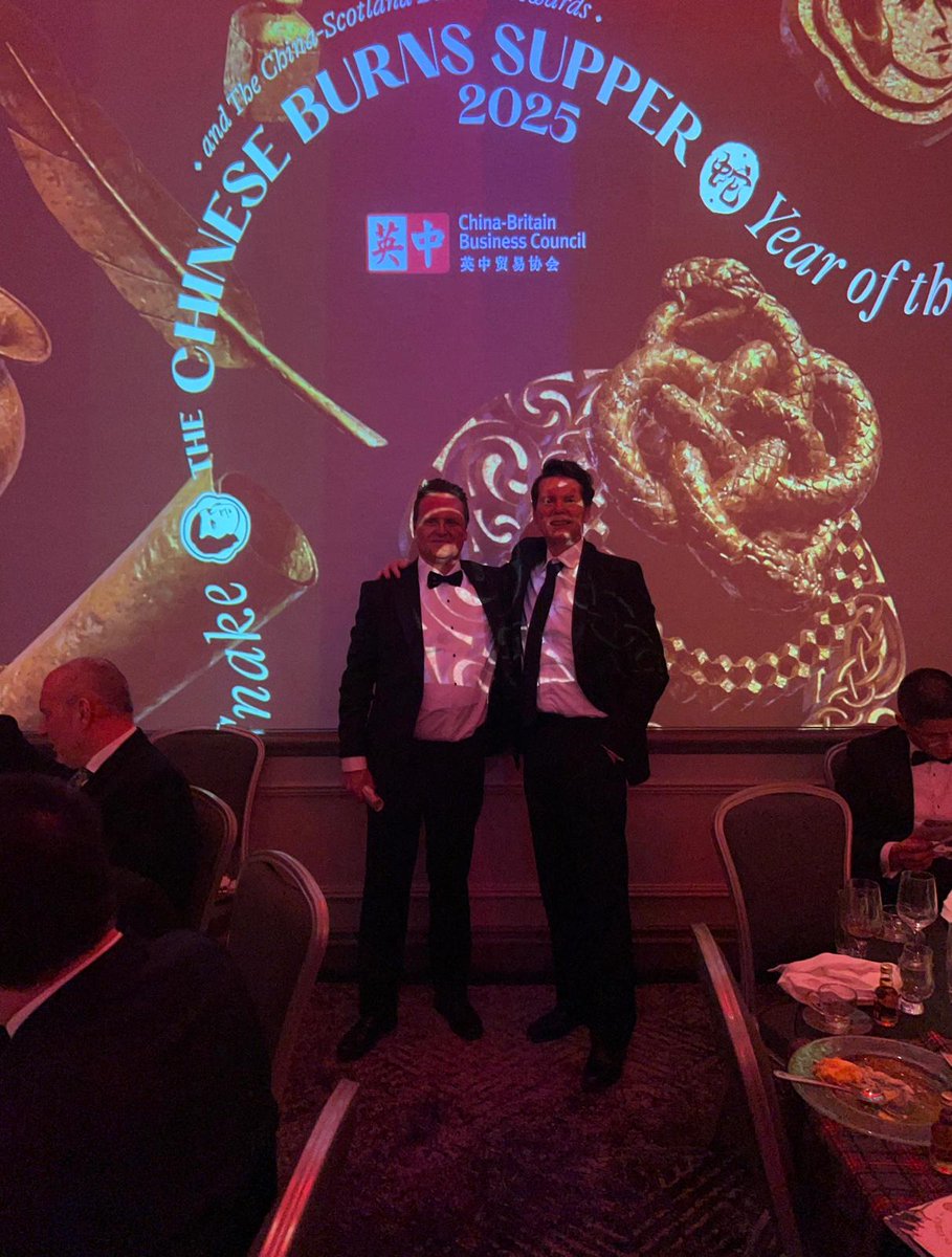 RegroupChina's tweet photo. Great event last week at #chinabritishbusinesscouncil Chinese Burns Supper in Glasgow. Thanks to the organisers for a wonderful event. https://t.co/WBOKIbMxvc