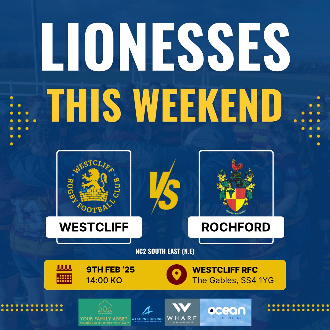 Next Up, Derby Day! 

This weekend, we welcome <a href="/RochfordRugby/">Rochford Rugby</a> to The Gables, for our next league game! 

With a busy pre match lunch planned, be sure to get down for what promises to be a great day! 

#WRFC #ONECLUB