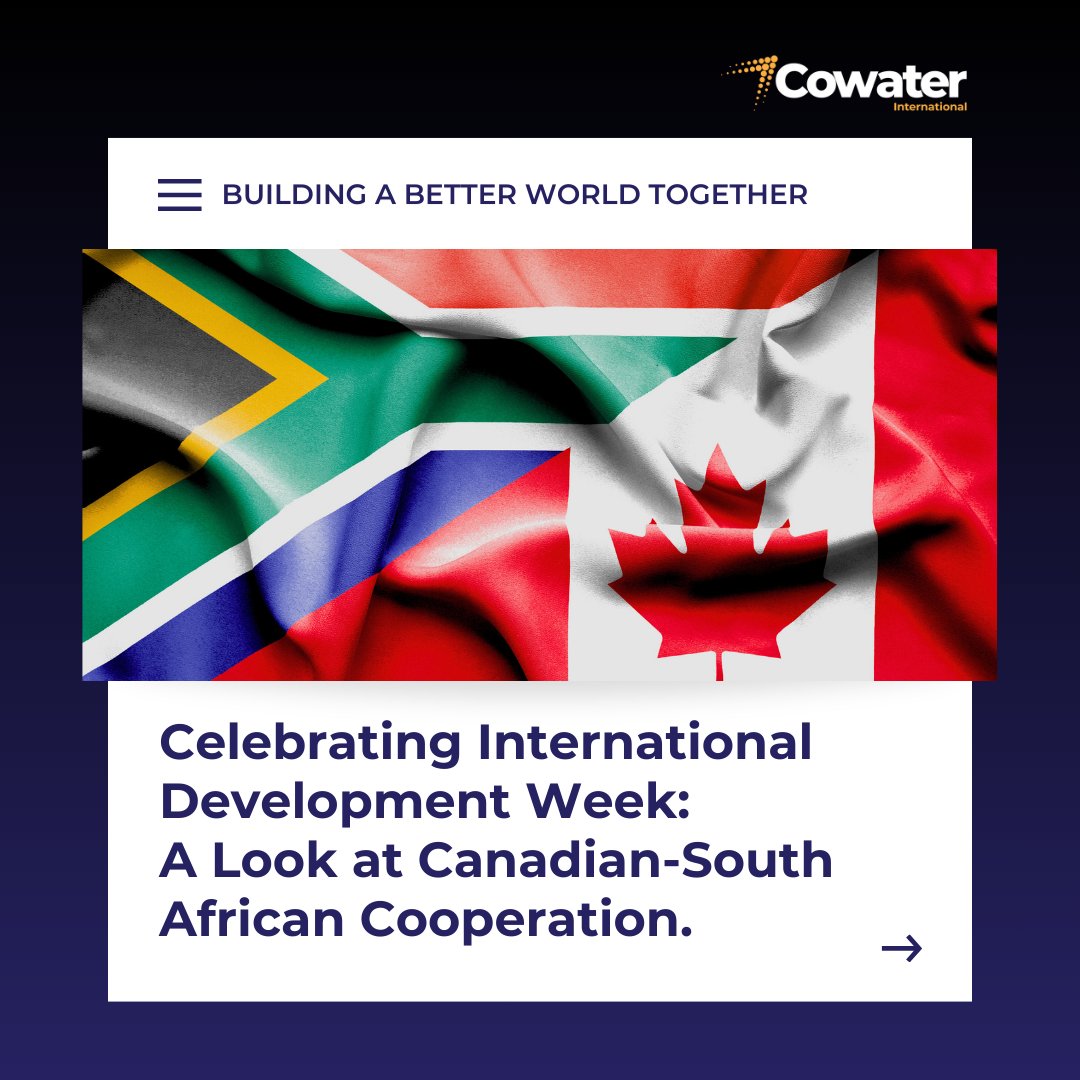 Cowater_Intl's tweet image. This International Development Week, we celebrate the impactful collaboration between Canada and South Africa through the Strengthening Ethics and Integrity in South Africa Project (SEIP).

Funded by the Government of Canada and implemented by Cowater International supporting the…