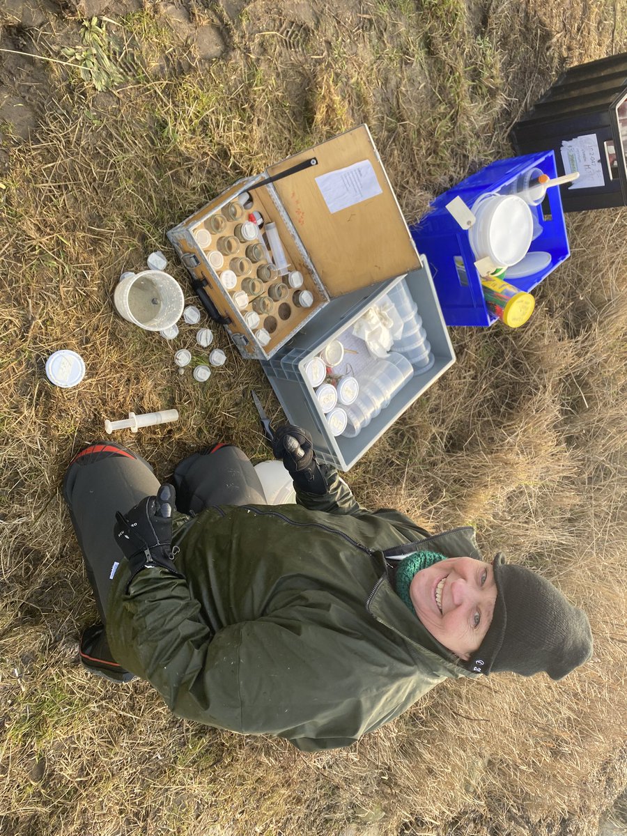 KE_Brodersen's tweet photo. Time for our winter sampling of infauna biodiversity in seagrass vs adjacent bare sediment. Project is in collaboration with DHI, where we are going to use and assess their new biodiversity state indicator (BSI). Stay tuned for more info 👇

#seagrass #biodiversity @roskildeuni https://t.co/ORz1SO5M6q
