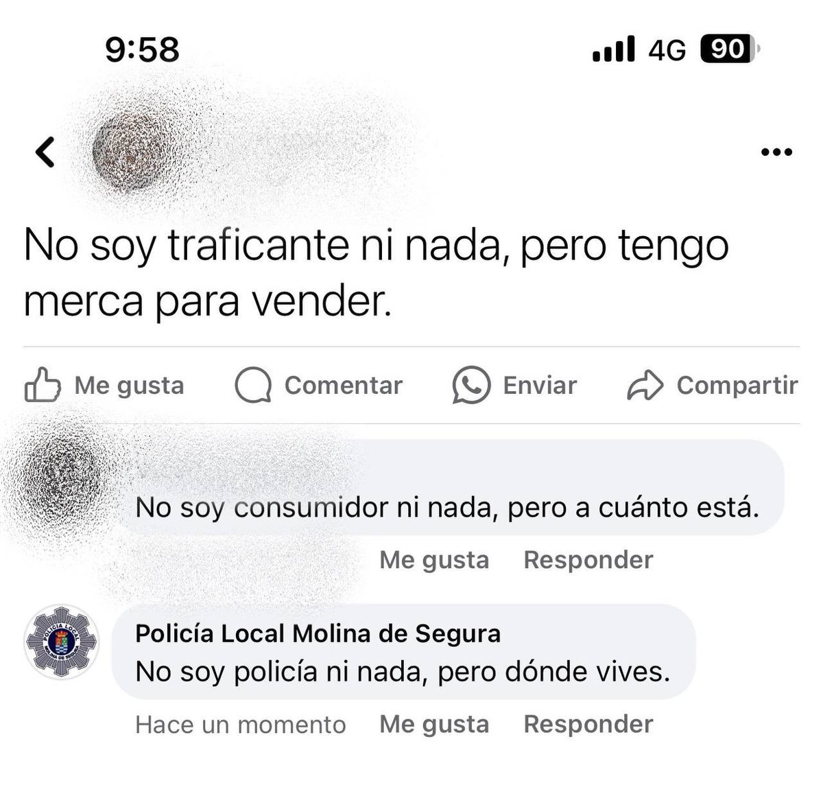 Con permiso, buenas tardes.