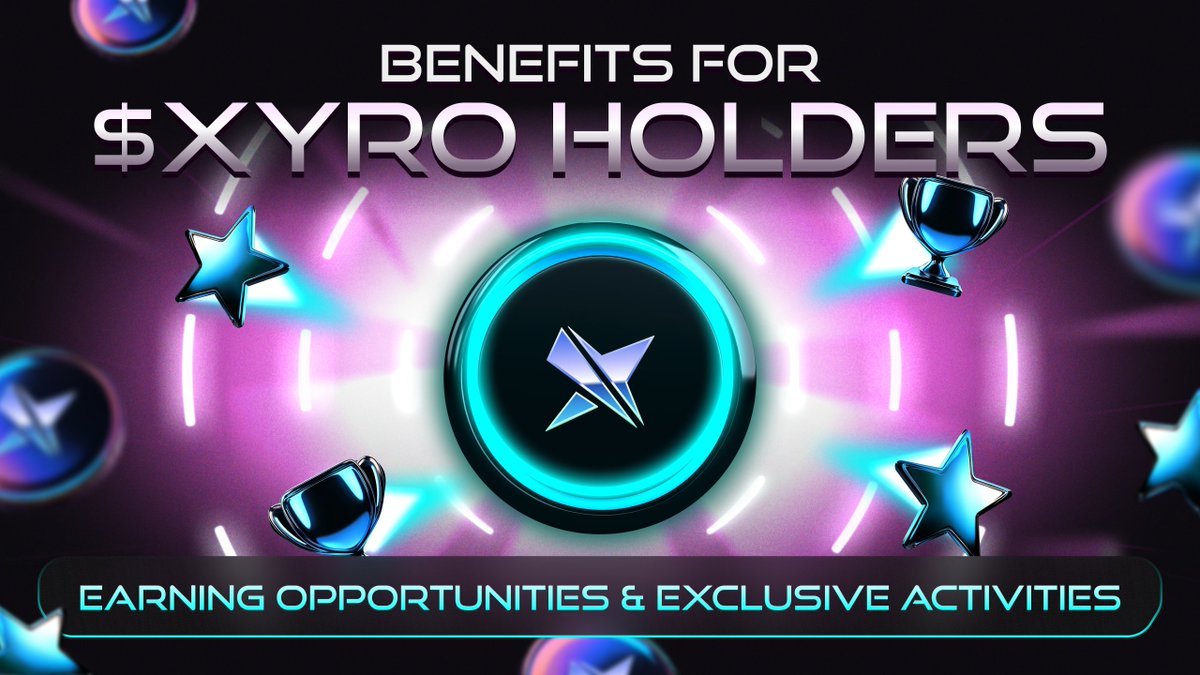 xyro_io's tweet photo. Benefits of Holding $XYRO – Unlock Your Power! 👾

Curious about why $XYRO holders are leveling up? 

Here’s everything you need to know:

📈 Earn With High APR: Stake your $XYRO with just a 1-day lockup and start earning big at [https://t.co/pveNspgJKO]

🏆 Exclusive Contests: Hold $XYRO to join prize-packed activities and win BIG!

💸 Platform Perks: Get cashback, fee discounts, and maximize your rewards on [https://t.co/t5aUX8CMMH]

🗳 Shape the Ecosystem: Be a part of our journey and influence XYRO’s direction as a valued holder!

⚡️ NEW: XYRO Whale Role 🐋 
We’re introducing the XYRO Whale role on Discord to honor our top supporters!
Enjoy priority access to the team, exclusive rewards, and special drops!

👉 Holding 100K+ $XYRO? Claim your Whale role here: [https://t.co/jsQpLg9XGO]

HODL $XYRO and take your crypto experience to the next level!