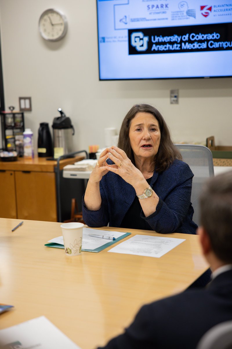 cobioscience's tweet photo. CBSA welcomed @RepDianaDeGette and John Crowley, President &amp; CEO of BIO (@IAmBiotech)  to a roundtable discussion and tour at the ClinImmune Cell and Gene Therapy labs at @FIC_Colorado @CUAnschutz. 
#COBioScience #BIOontheAmericanRoad https://t.co/ROLBcZtPNE