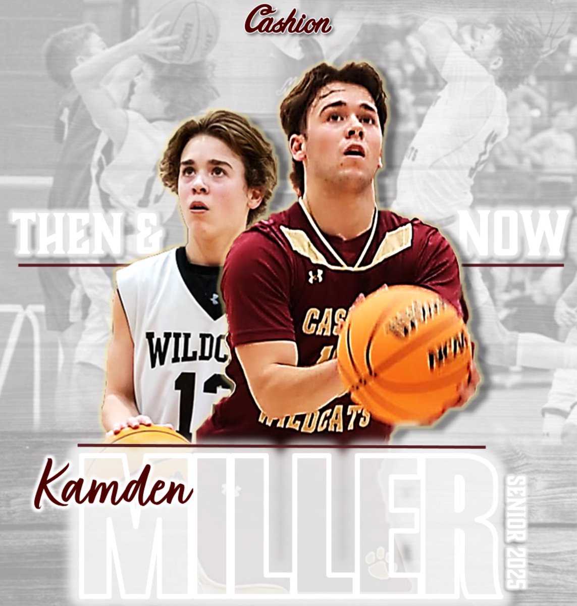 Senior Night! Then &amp; Now ❤️ #Alpha&amp;Omega <a href="/KamdenMiller3/">Kamden Miller</a>