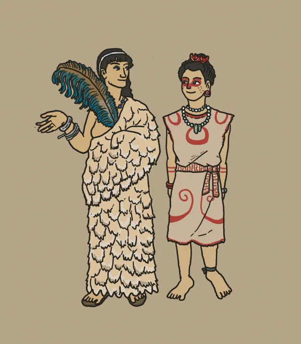西と東,シュメールとジョウモンの貴婦人. 