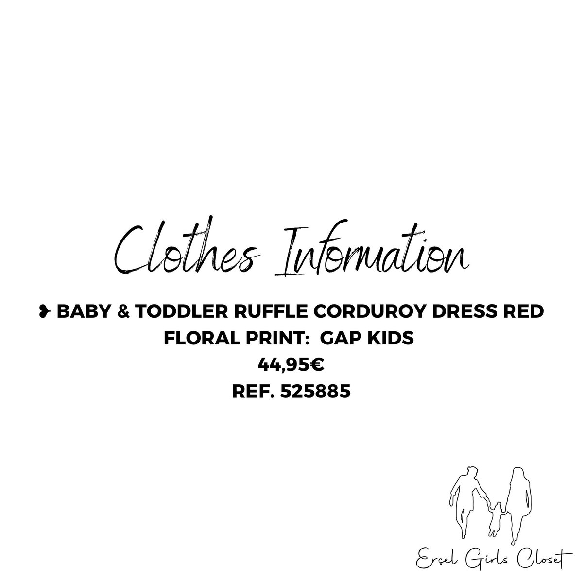 ErcelGirlCloset's tweet photo. ∎ Aylın Mavi Yıldırım Erçel via her mother @gamzercel IG Stories🥀
(04-01-2025)
She’s wearing:

❥ Baby &amp; Toddler Ruffle Corduroy Dress Red Floral Print: @GapKids 
44,95€
Ref. 525885

#MaviErçel ʚĭɞ #ErçelGirlsCloset https://t.co/7yUMbAxd6S