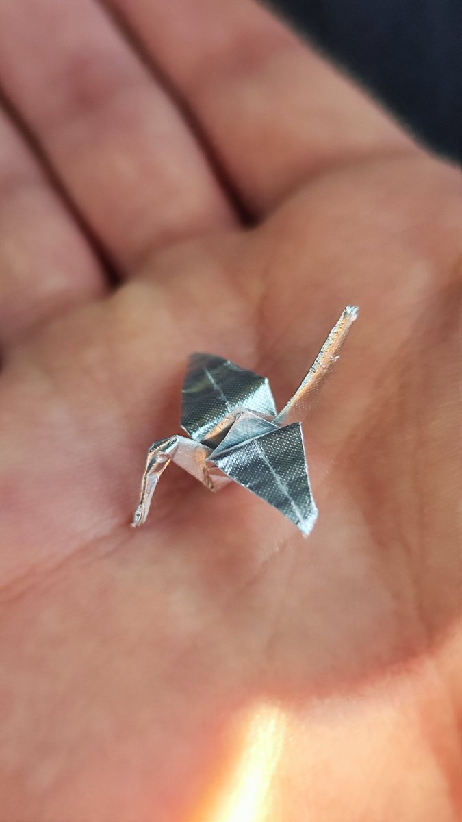 McSaturday7's tweet image. حسین این را داد و گفت: «میگویند اگر هزار درنای کاغذی بسازی، به آرزویت میرسی. روزی یک درنای کاغذی میسازم تا روز هزارم به تنها آرزویم برسم: #آزادی !»
#حسين_شنبهزاده / دومین ملاقات
۱۶ بهمن ۱۴۰۳
زندان اوین
#زندانی_نقطه