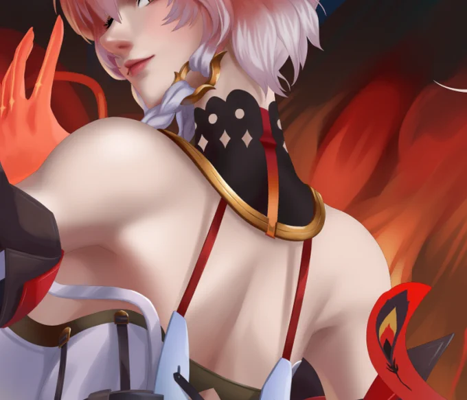 2 wip's Changli - wuthering wavesIbuki - FSR#wip 