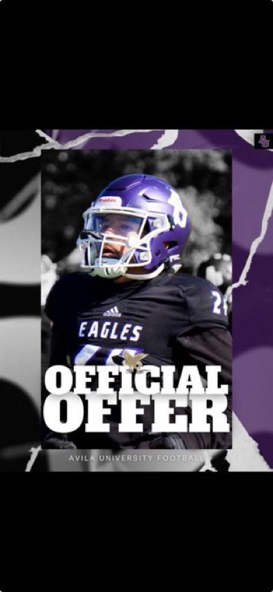 After a conversation with <a href="/waunton44/">Warren thomas</a> I’m thankful to receive an offer from <a href="/AvilaFootball/">Avila Football</a> <a href="/RSFootballHC/">William Harris</a> <a href="/CoachYancey/">Yancey MS, CSCS</a> <a href="/MinOfOffense/">DJ Pittel</a>  <a href="/QBCoachCortez/">Coach Drew Cortez</a>