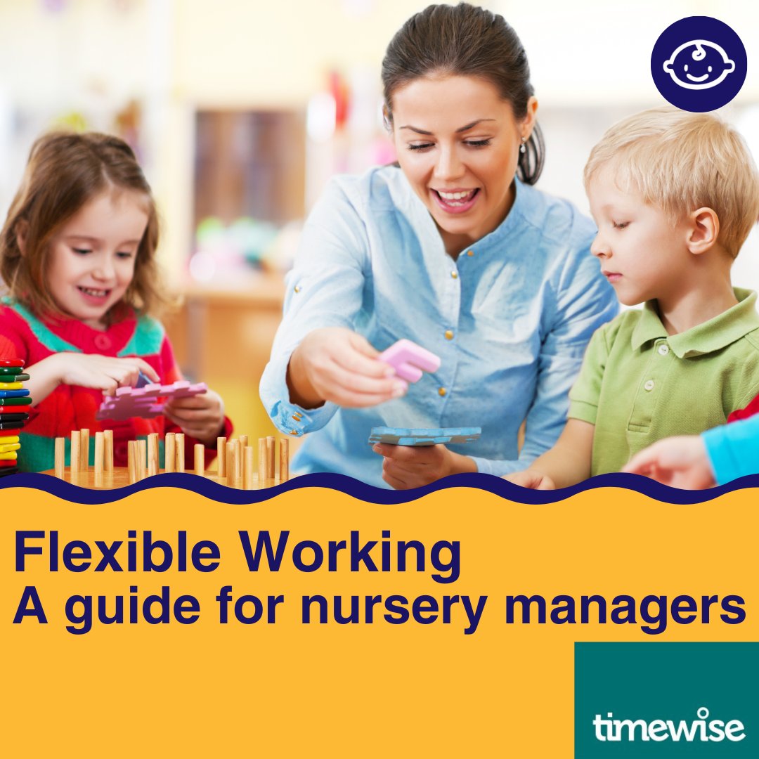 FoundationYears's tweet image. 📚 Flexible Working Guide for Nursery Managers

The Timewise Childcare Pioneers Project 2024 highlights how flexible working can:
✅ Improve staff wellbeing
✅ Increase retention
✅ Diversify recruitment

Download the guide: zurl.co/v5DdN

#FlexibleWorking #EarlyYears
