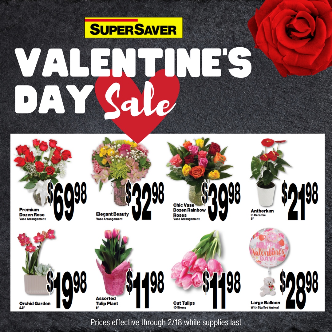 Valentine’s Day is almost here! 💕 Surprise your special someone with gorgeous flowers, fun balloons, and sweet gifts that show how much you care. Stop by and find the perfect way to spread the love! 💘✨

#ValentinesDayFlowers #FloralBouquets #ValentinesDay #BeMine #RoseBouqu...