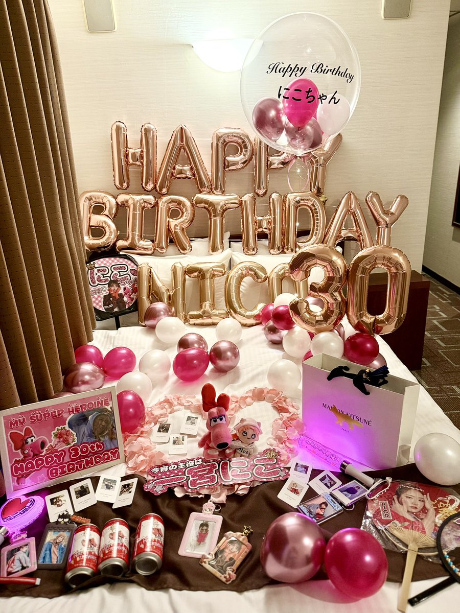 sumi1230_0205's tweet photo. ♡世界一大好きなにこちゃんへ♡
　　🎂Happy Birthday🎂

生まれてきてくれてありがとう！出会ってくれてありがとう😭💓
30歳の1年が幸せ咲き誇る日々になりますように🫶🏻💐
@___nicoichi___ ＃平成フラミンゴ ＃平成フラミンゴにこ 平成フラミンゴ #一宮にこ生誕祭2025 #2525の日 #25BIRTHDAY 平フラ https://t.co/qiRRzjKegS