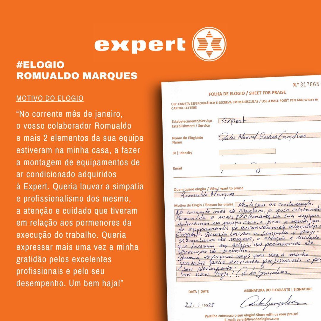 ExpertPortugal's tweet photo. O nosso forte é o cliente! ☺️🏆 https://t.co/eyF39FQkoW