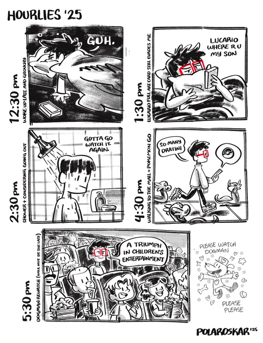 forgot to do #hourlycomicday last year so I did my best to finish this time! (I'm two days left lol) 