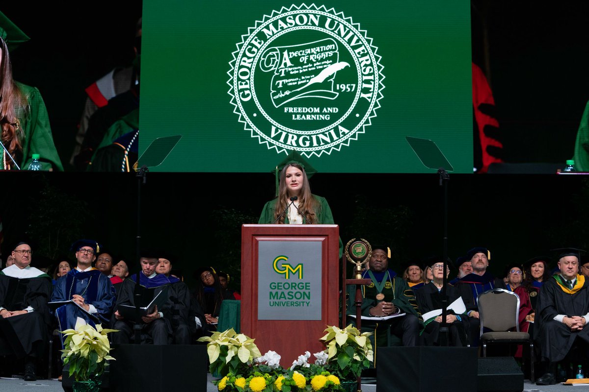 Mason ULife (@masonulife) on Twitter photo Apply to be the 2025 Spring Commencement Student Speaker and deliver your speech on graduation day, in EagleBank Arena!!
The deadline to submit your speech is March 15th! More information here: buff.ly/4jHJwJQ
<a href="/georgemasonu/">George Mason University</a> #masonulife #georgemason #masonnation Apply to be the 2025 Spring Commencement Student Speaker and deliver your speech on graduation day, in EagleBank Arena!!
The deadline to submit your speech is March 15th! More information here: buff.ly/4jHJwJQ
<a href="/georgemasonu/">George Mason University</a> #masonulife #georgemason #masonnation
