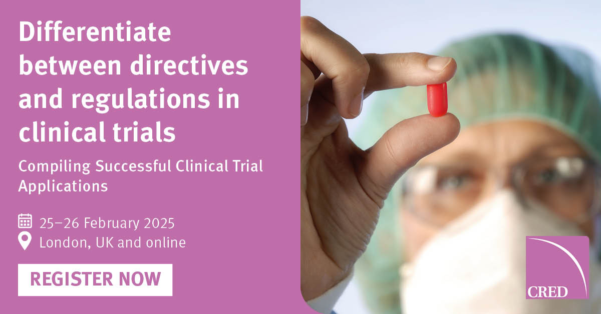 TOPRANEWS's tweet image. If you are new to managing #clinicaltrial applications (#CTA), it can appear complicated. Our #trainingcourse has been developed by #industryexperts to help guide you through the current requirements in the EU, as well as further afield. 

Book now 👉 topra.org/TOPRA/TOPRA_Me…