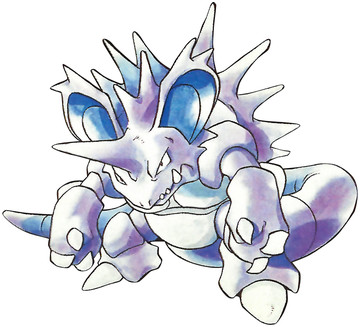 So how about I try to make a new Nidoking 3D model that looks like this old Sugimori art?