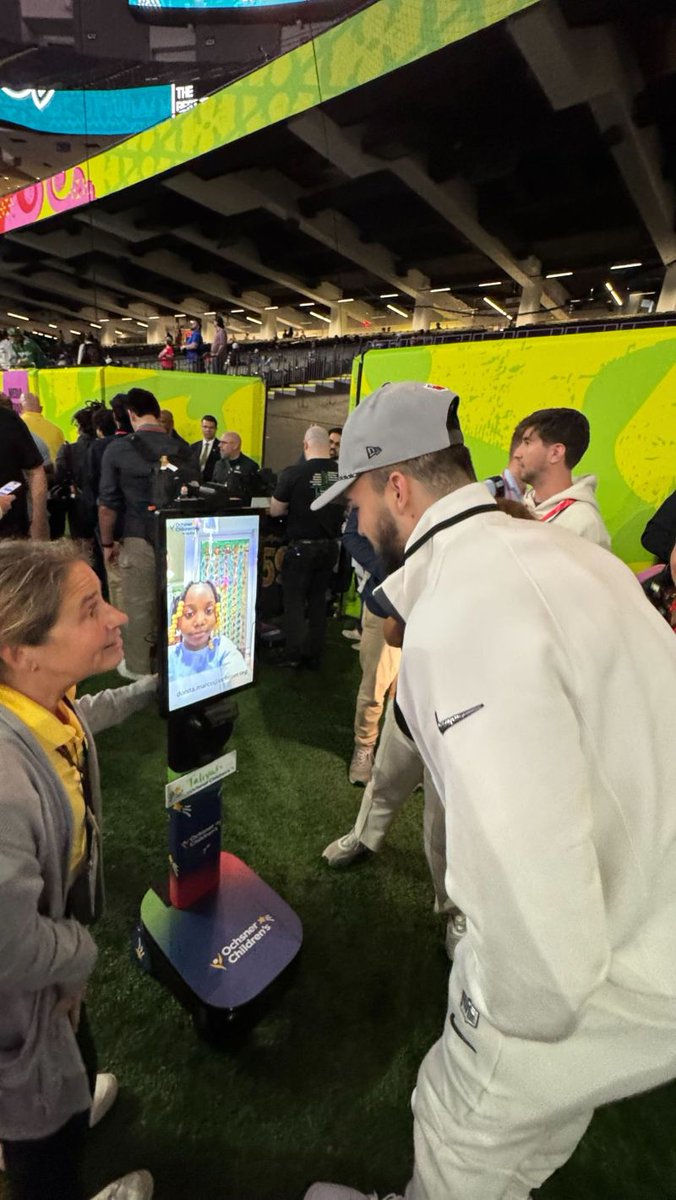 OhmniLabs (@ohmnilabs) on Twitter photo If you could ask <a href="/JalenHurts/">Jalen Hurts</a> a question before the Big Game, what would it be? Stay tuned to hear what <a href="/OchsnerHealth/">Ochsner Health</a> patient, Rhylan, asked on the field at Caesars Superdome. #superbowl2025 #robotics #telepresence If you could ask <a href="/JalenHurts/">Jalen Hurts</a> a question before the Big Game, what would it be? Stay tuned to hear what <a href="/OchsnerHealth/">Ochsner Health</a> patient, Rhylan, asked on the field at Caesars Superdome. #superbowl2025 #robotics #telepresence