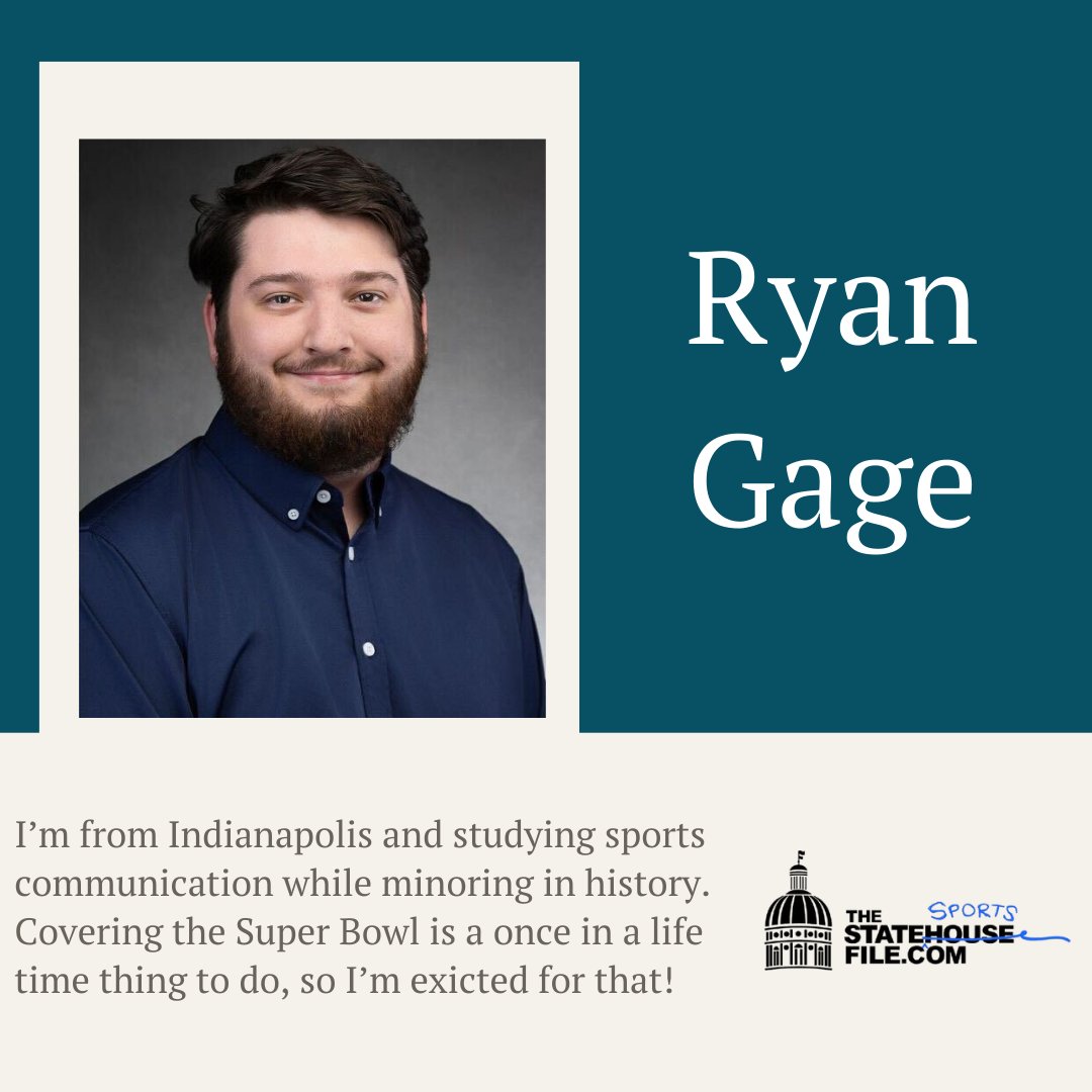 Meet the Super Bowl team! Well, OUR Super Bowl team. Ryan covered the start of the legislative session, including the gubernatorial inauguration, in January. He's having quite a semester so far. 😅 #StudentJournalists