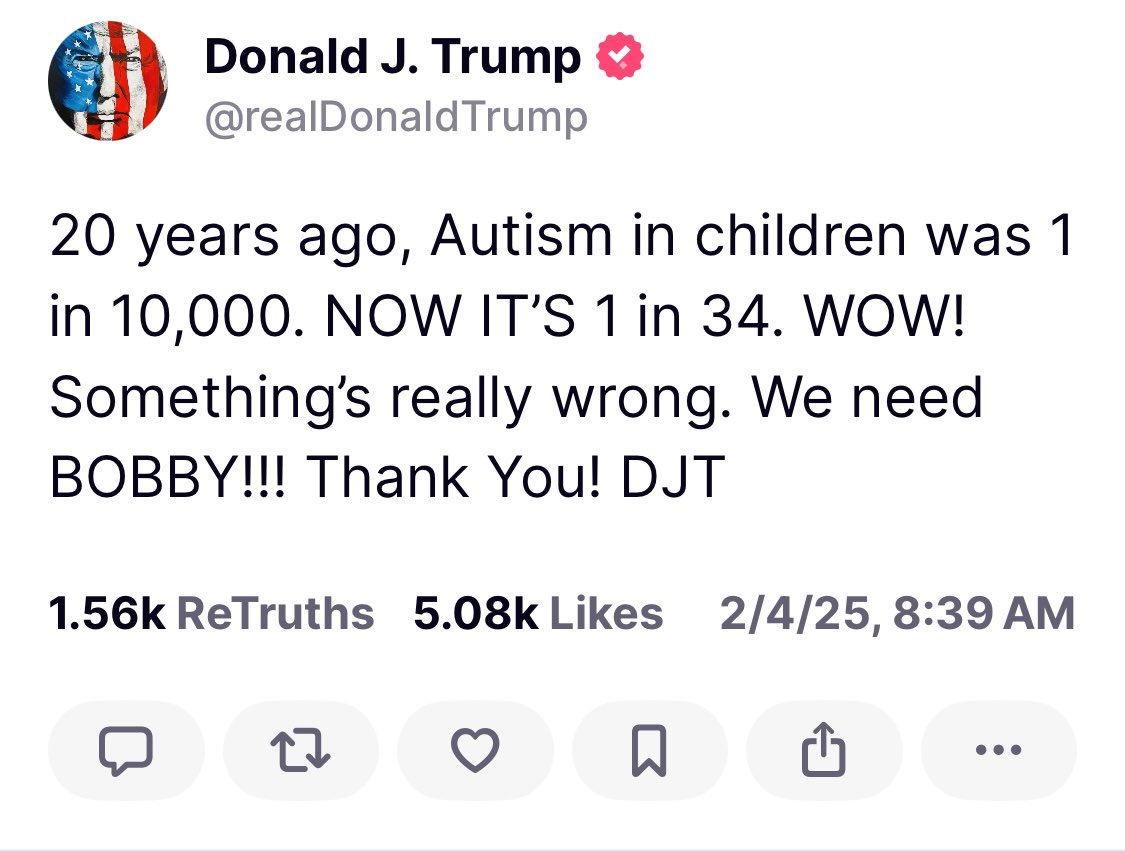 COMBATWEATHER's tweet photo. #RFK #Trump #Autism #TrueSocial #AttorneyGeneral https://t.co/Dq0EWsg257