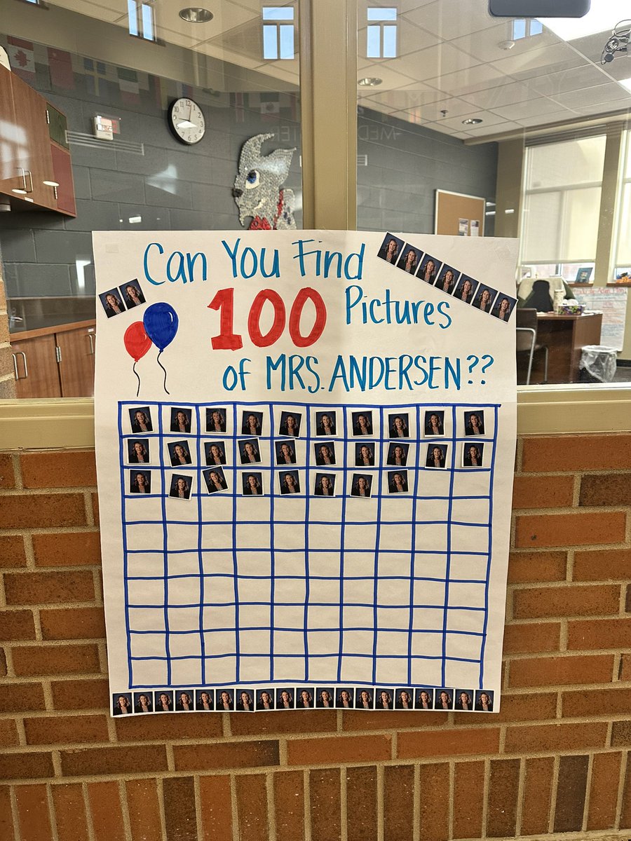 Amy_Andersen_'s tweet image. Surprise challenge for our inquirers on the 100th day of school!  🧐 #inquirers #IB #UnexpectedFun #TraitTuesday