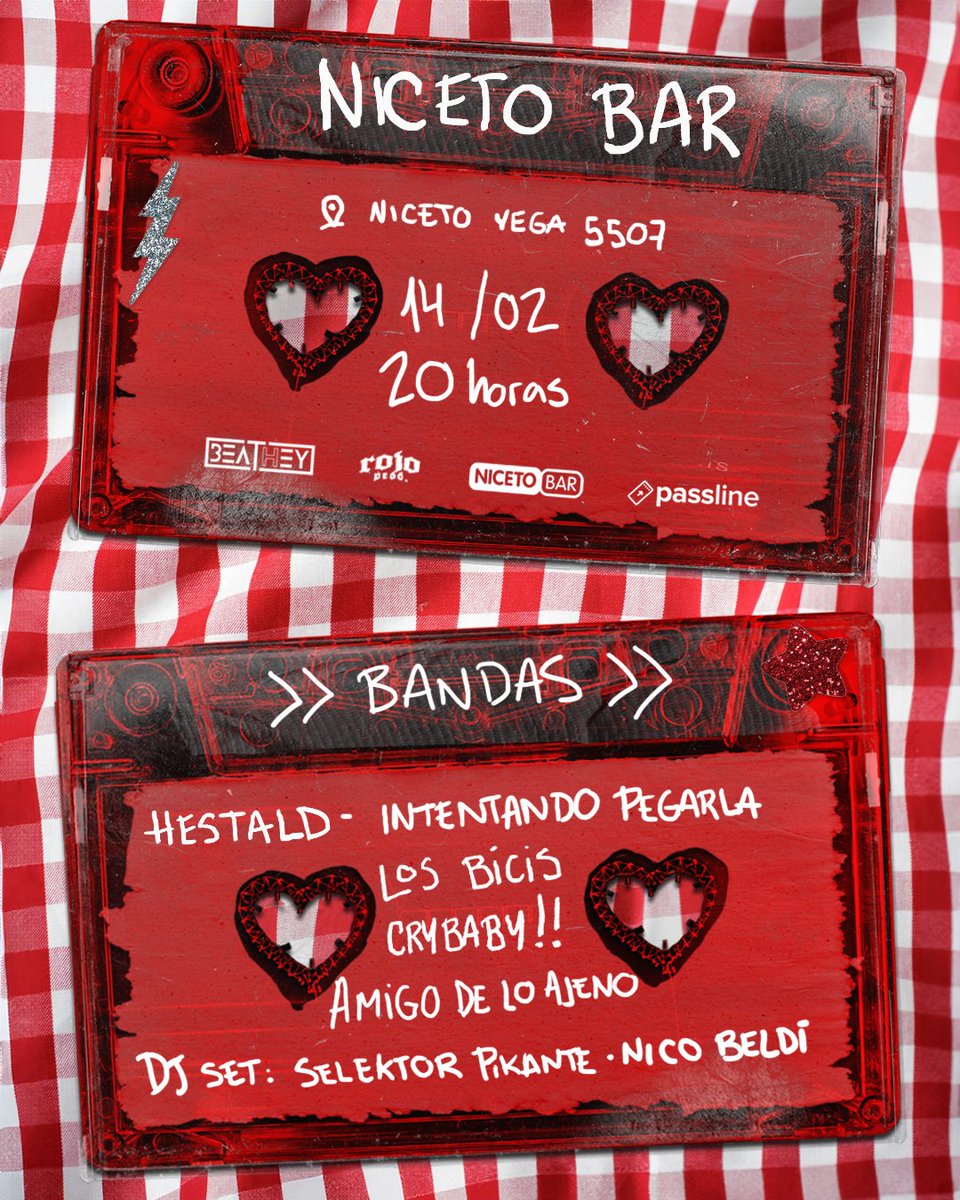 Nos vemos el 14/02 en Niceto Bar 💘

#caba #niceto #viernes #valentineday