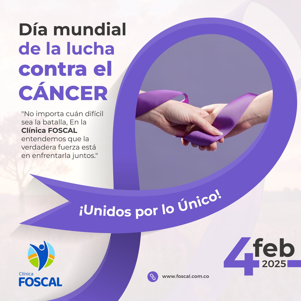 En la Clínica FOSCAL destacamos la importancia de la atención y los tratamientos personalizados para atender las necesidades únicas de cada paciente. 

Clínica FOSCAL - Inspirados por la vida 💙 
#FOSCAL #Santander 
#MásPreventivosMenosCorrectivos
 #DiaMundial #LuchaCancer