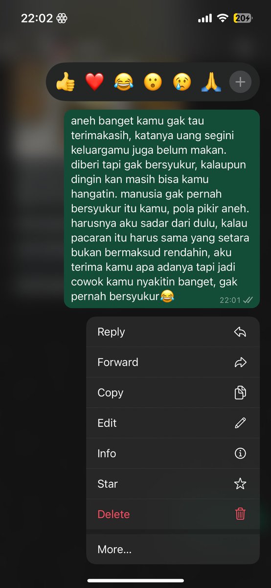 Nominonyy's tweet image. baru pacaran 3 bulan wkkwkw. kenapa gak bersyukur cuy??? emang makanannya sederhana, tapi kan setidaknya bisa buat kamu kenyang  sekeluarga. 

UDAH GUE PUTUSIN