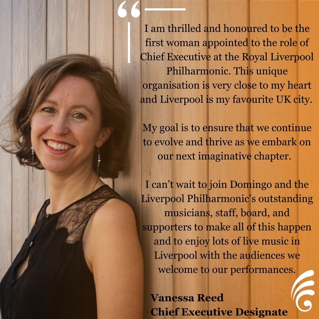 Royal Liverpool Philharmonic (@liverpoolphil) on Twitter photo We’re thrilled to announce Vanessa Reed as new Chief Executive of Liverpool Philharmonic. With 16+ years leading music organisations, she’s also a former Board member and dedicated ambassador for emerging musicians in Liverpool and across the globe. Welcome, <a href="/iamvanessareed/">Vanessa Reed</a>🎉 We’re thrilled to announce Vanessa Reed as new Chief Executive of Liverpool Philharmonic. With 16+ years leading music organisations, she’s also a former Board member and dedicated ambassador for emerging musicians in Liverpool and across the globe. Welcome, <a href="/iamvanessareed/">Vanessa Reed</a>🎉