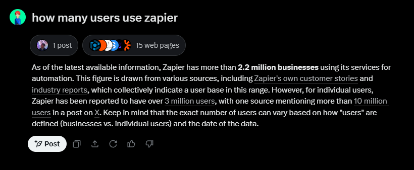 Zapier has more than 2.2 million business users. Zapier is bringing <a href="/swarmnode/">SwarmNode.ai</a> to the normies... $60m marketcap is cheap!