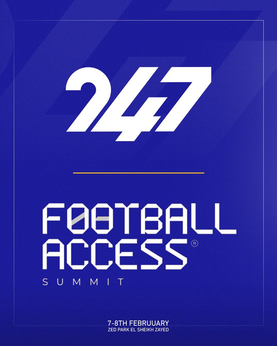 247SportsApp's tweet photo. حين يجتمع صُنّاع كرة القدم لرسم ملامح المستقبل، يكون 247 حاضرًا في قلب الحدث! ⚽️🔥 

من Football Access Summit ننقل لكم اللحظات، نروي الحكايات، ونواكب تطور اللعبة كما لم يحدث من قبل. تابعونا! 🚀  

على مدار يومي 7 و8 فبراير الجاري في زد بارك الشيخ زايد 🤝🤗

#FootballAccessSummit https://t.co/ZSV4PIvo8I