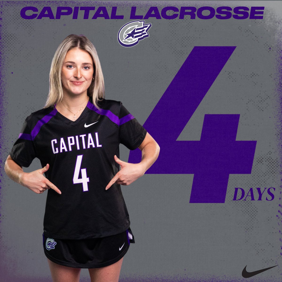 Senior midfielder #4 Grace Osborn with our 4️⃣ day countdown 🔥
•
•
•
#POTP | #GoCap | #OAC