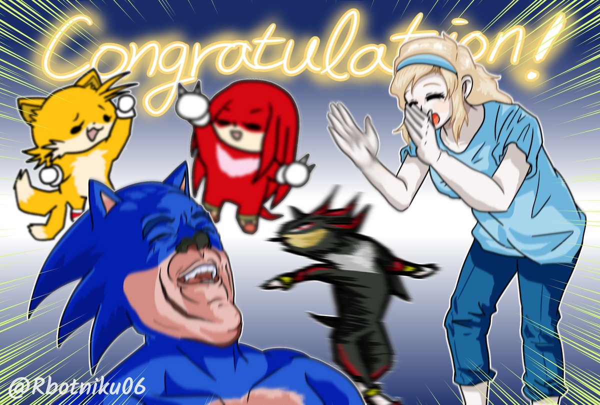 영화 수퍼소닉3의 신기록 달성을 축하합니다! Congratulation on the Sonic 3 movie! Translate post