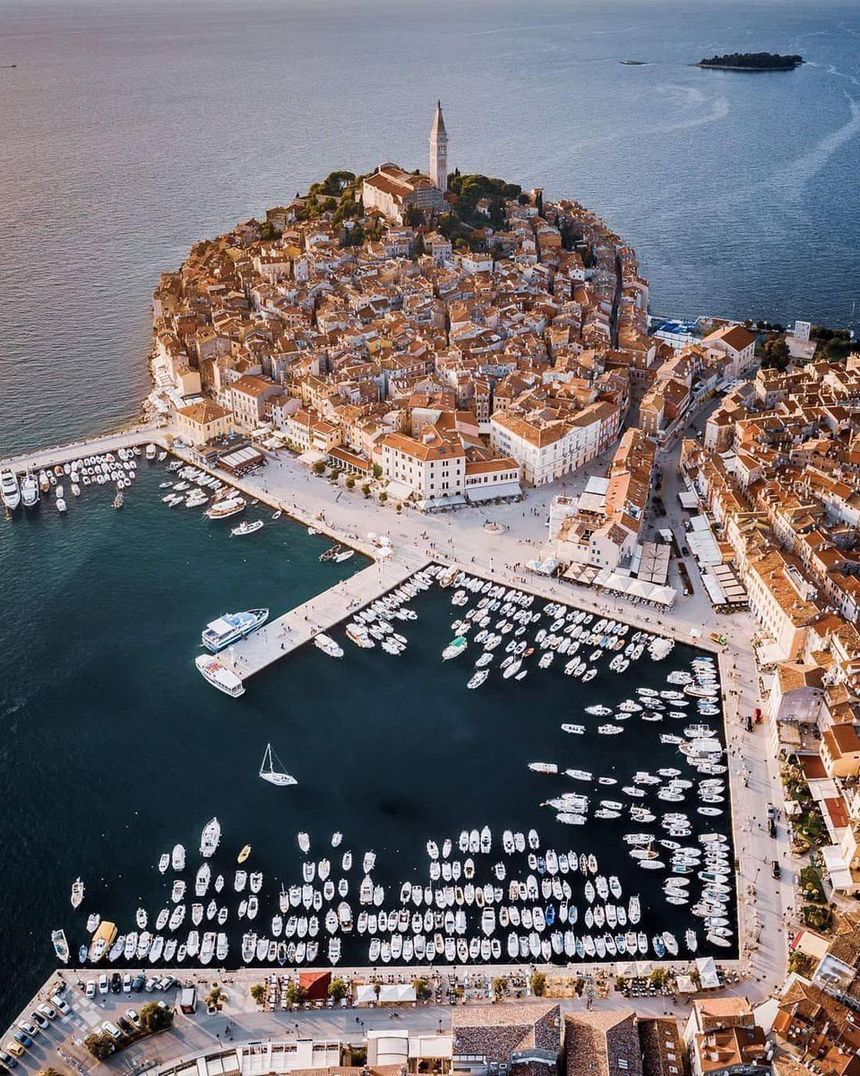 Rovinj is a popular destination in Croatia, located on a peninsula in the Adriatic Sea and across from Venice.