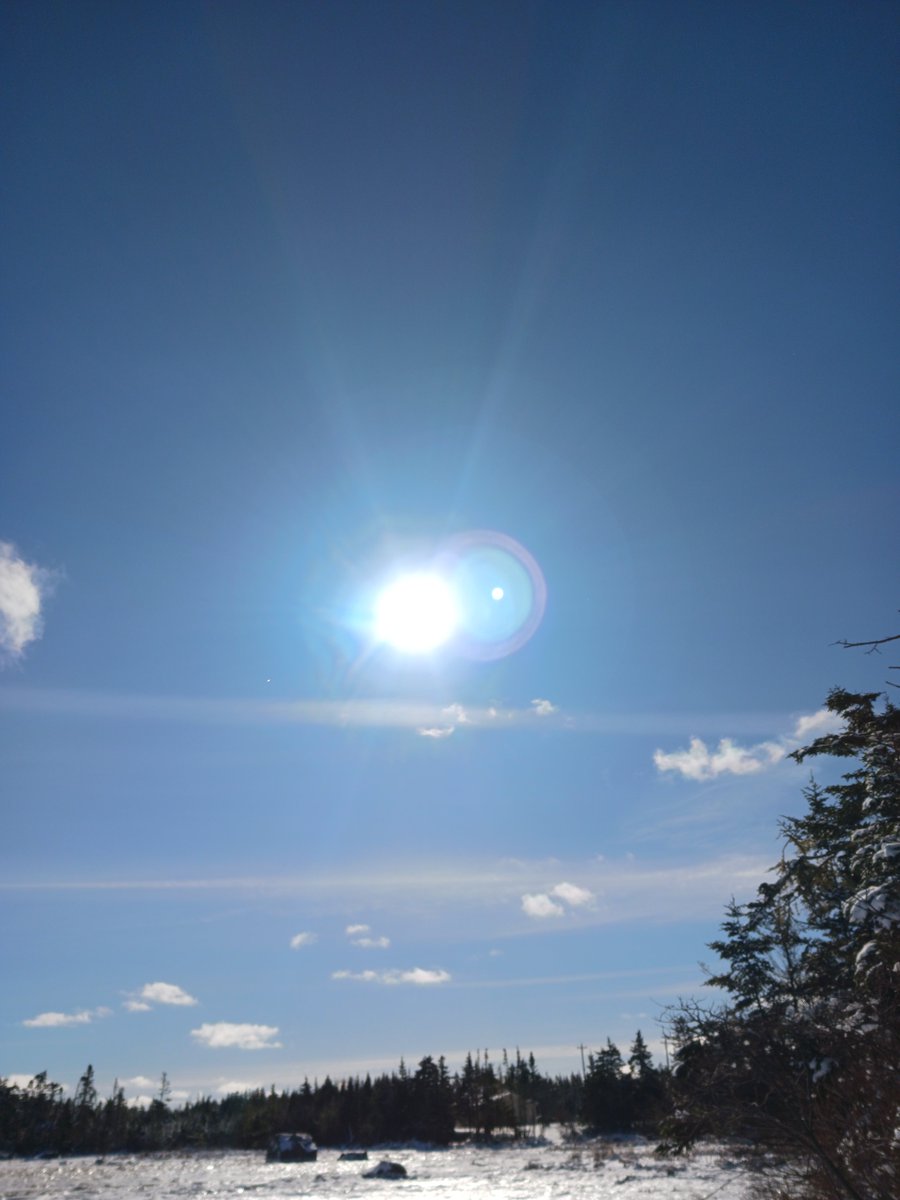 ImagesCoast's tweet image. Deep State aerial attacks continue:

Poisoning of the earth brought to you by Blackrock.  Satanic murder jets attack Nova Scotia, Canada, February 2nd 2025!  

See the chemtrail expand to cover the entire sky.  A sky full of radiation on full display so you can see for yourself