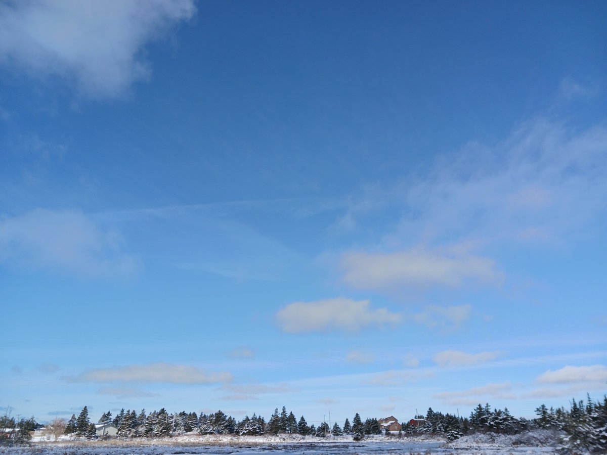 ImagesCoast's tweet image. Deep State aerial attacks continue:

Poisoning of the earth brought to you by Blackrock.  Satanic murder jets attack Nova Scotia, Canada, February 2nd 2025!  

See the chemtrail expand to cover the entire sky.  A sky full of radiation on full display so you can see for yourself