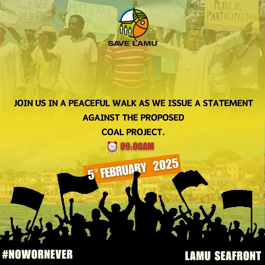 realio_netwcrks's tweet photo. The time is now, we strongly oppose this fossil fuel project. Tomorrow, we will air our concerns as we await for the hearing at the Environment and Land Court. #NowOrNever
#Savelamu @katibainstitute @deCOALonize https://t.co/9xEzd9kVjD