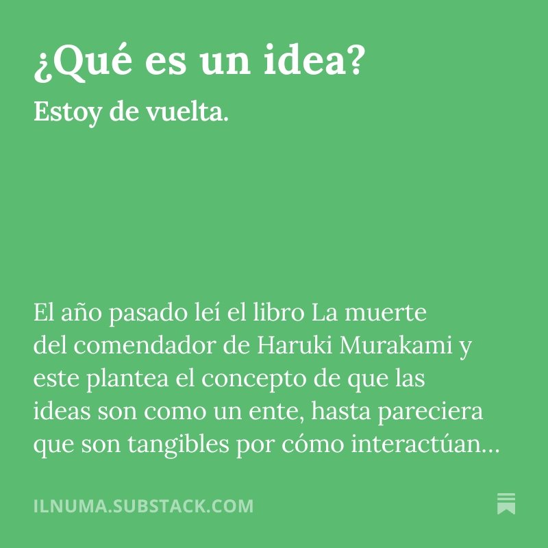 ilnuma's tweet photo. Vuelvo con mis newsletters, pueden encontrar el link en mi bio https://t.co/nrpHc4ZlQH